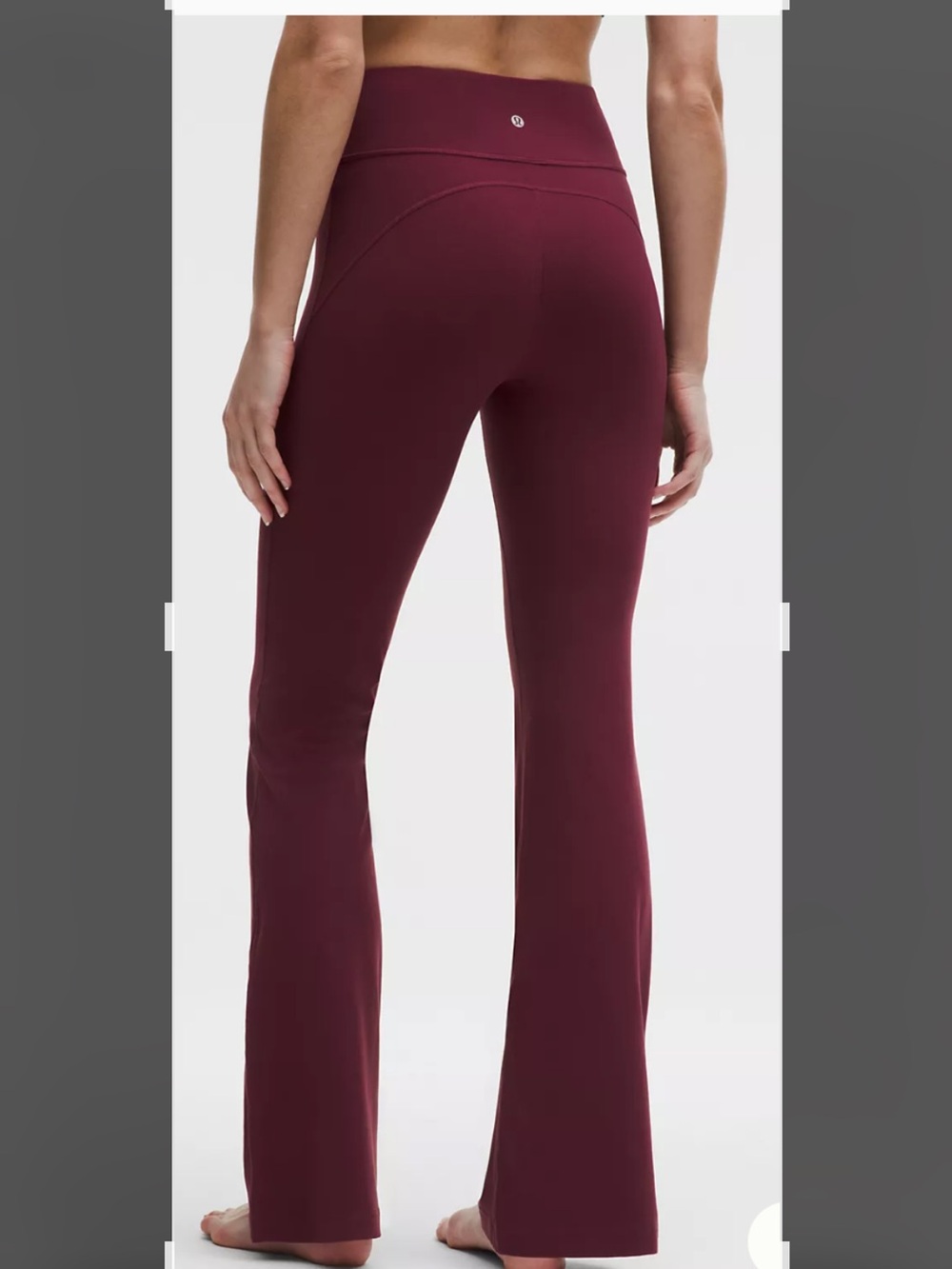 Lululemon High-Rise Flare Leggings - Burgundy Size 6
